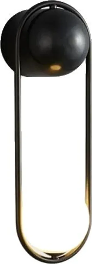 Applique murale design en U noir-01 - Éclairage LED neutre moderne