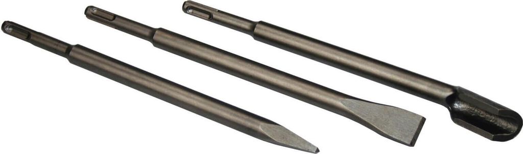 SDS Meißel Set 3tlg. Spitzmeißel Flachmeißel Hohlmeißel