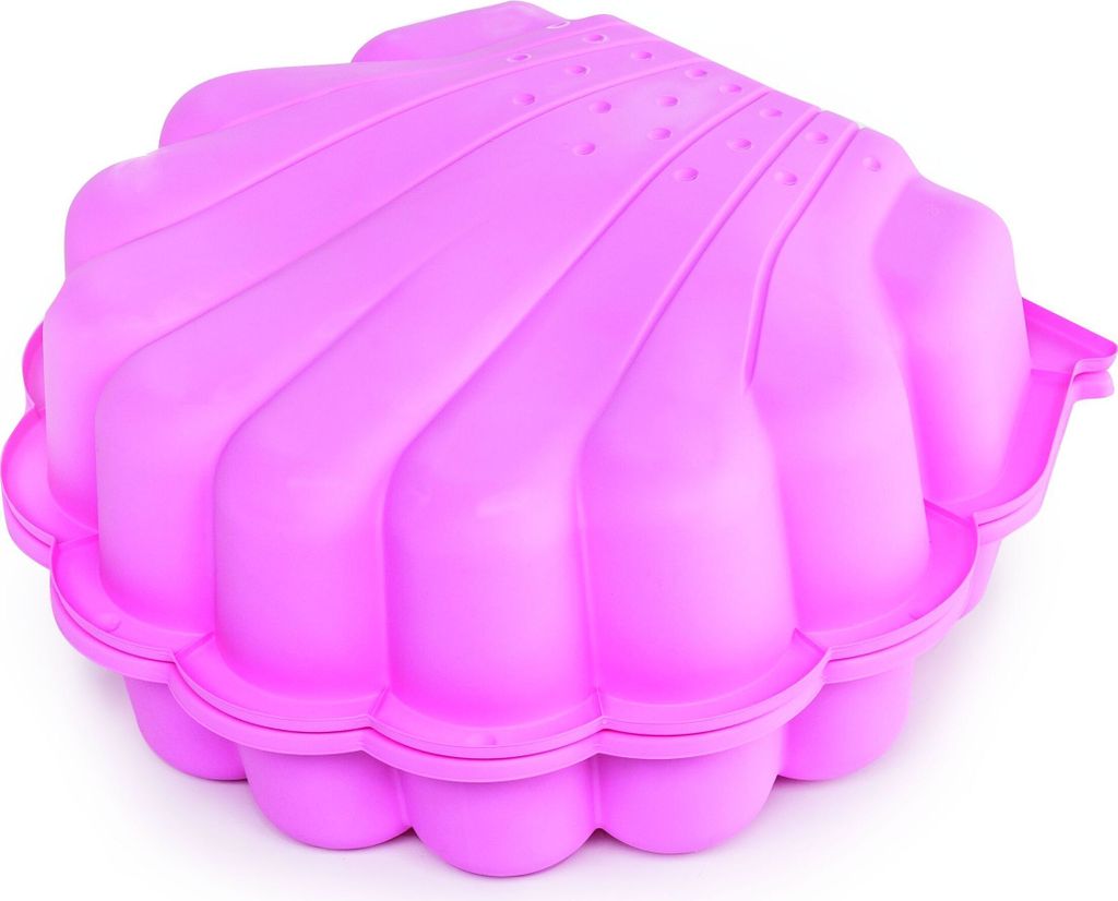 sandkasten mit Deckel Schelp 87 x 78 x 18 cm rosa Produktbild 4