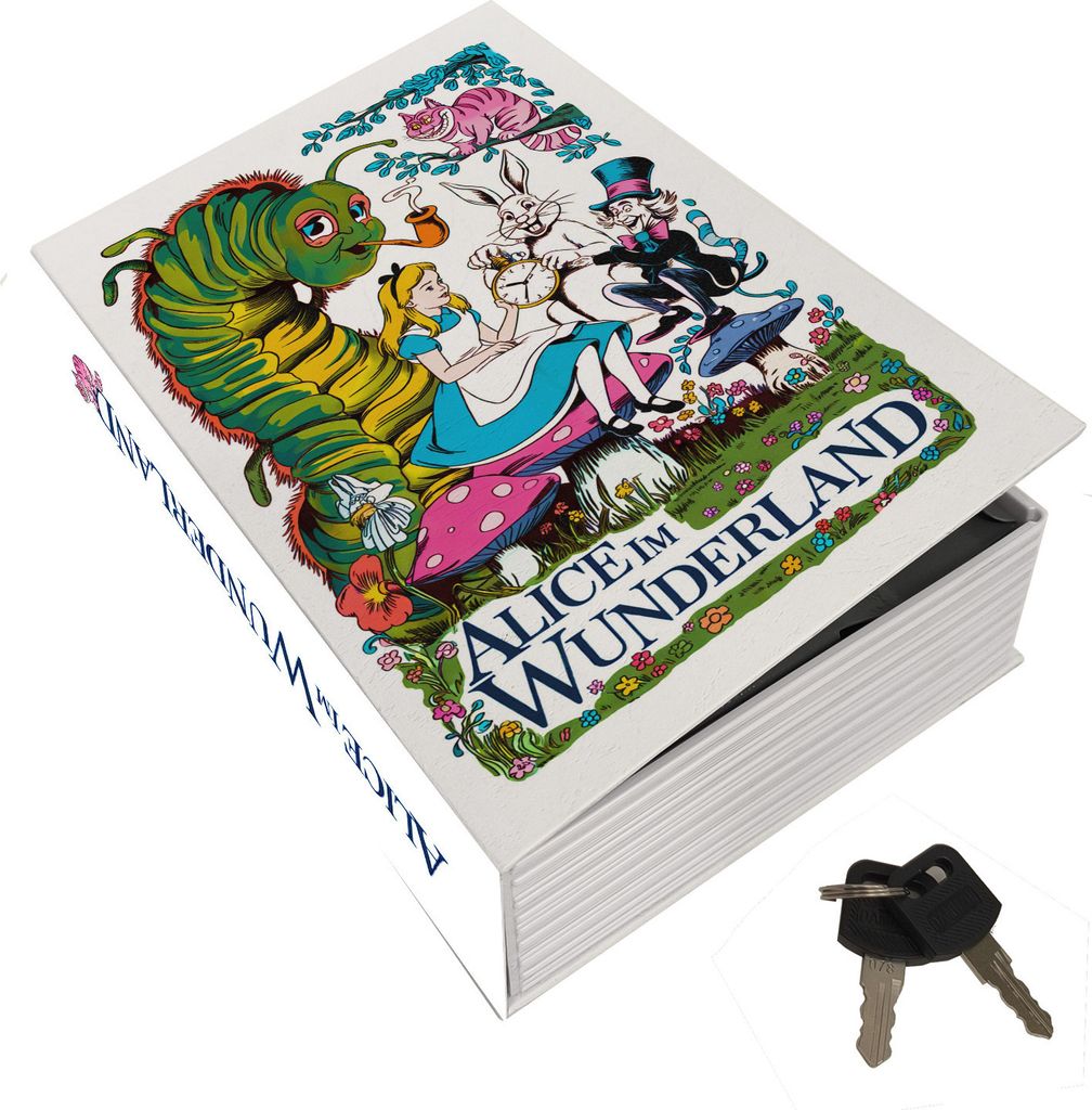 Alice im Wunderland Booksafe L - Märchenbuch