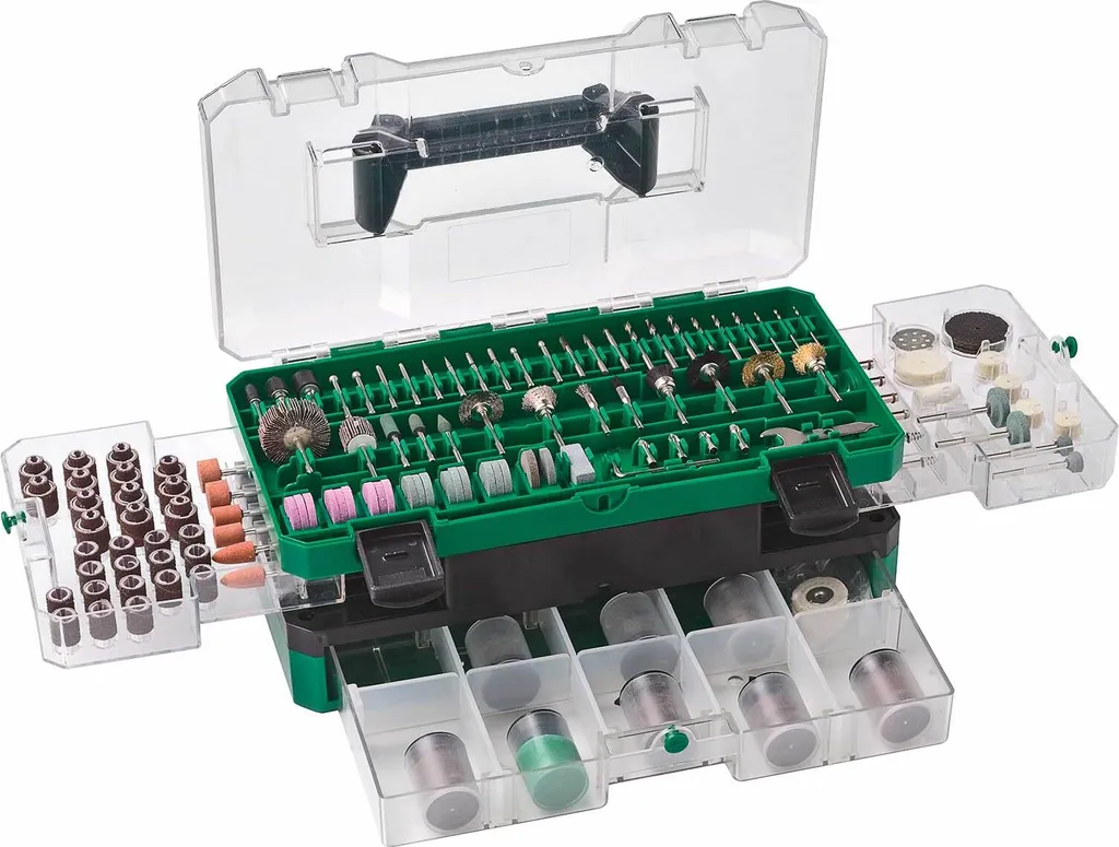 Pack meules sur tige Hikoki 389 pièces pour finir vos polissages difficiles