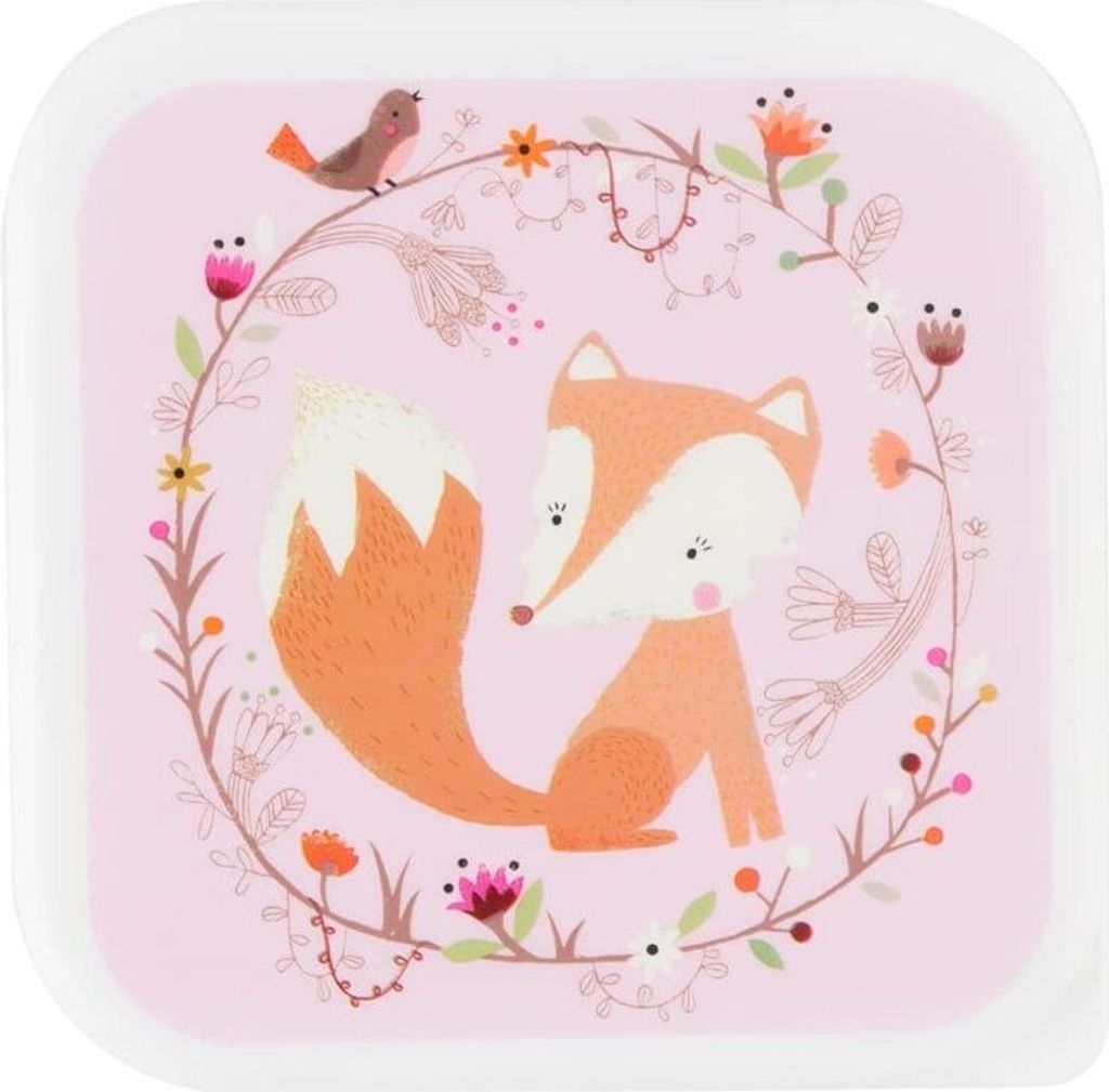 Sass & Belle Lunchbox Brotdose "Waldtier Fuchs" - 12 cm