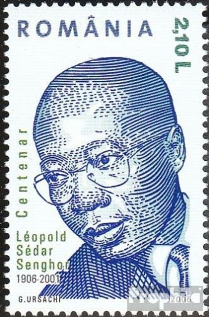 Briefmarken Rumänien 2006 Mi 6050 (kompl.Ausg.) postfrisch Leopold Sedar Senghor
