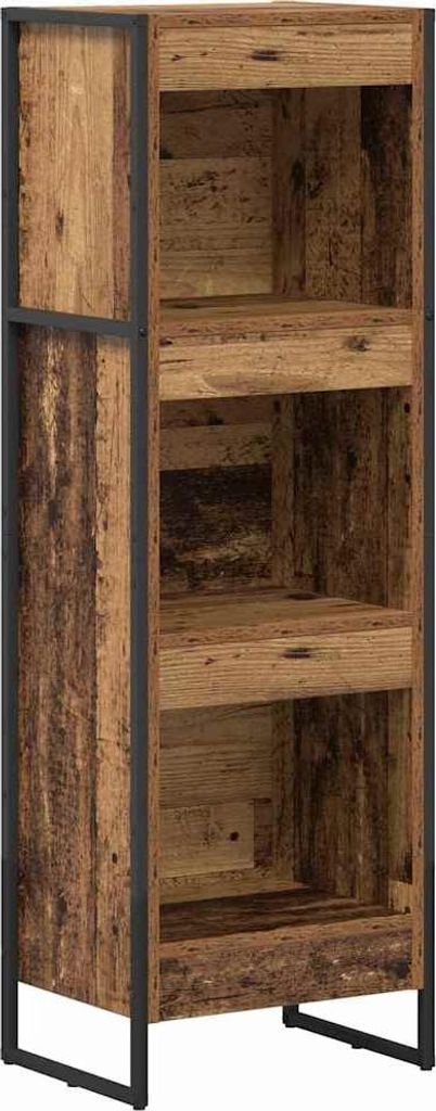 vidaXL Bücherregal Altholz 40 x 30 x 121 cm Holzwerkstoff