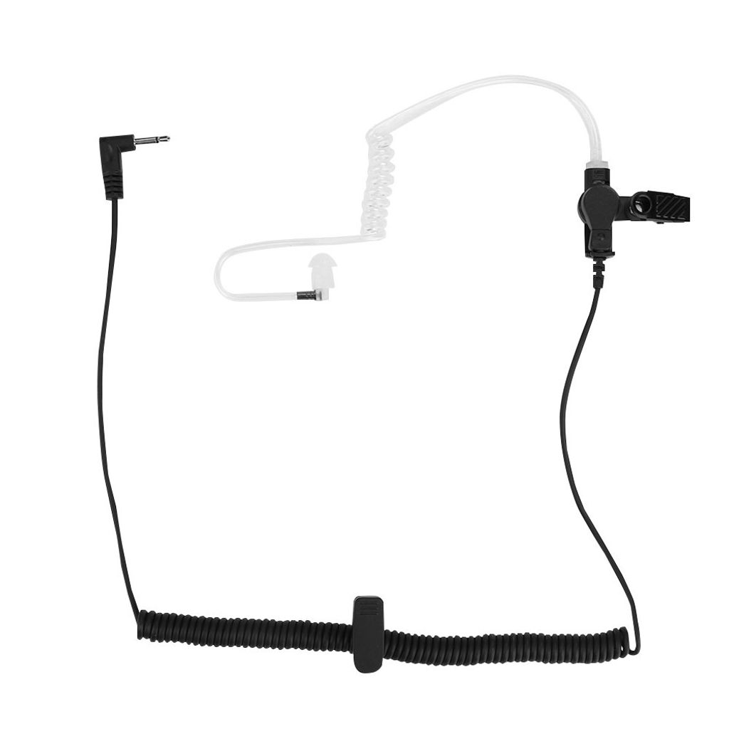 3.5mm M Kopf umwandeln Akustische Röhre Hörer EAr Haken Walkie Talkie Zwei-Wege-Radio hören nur