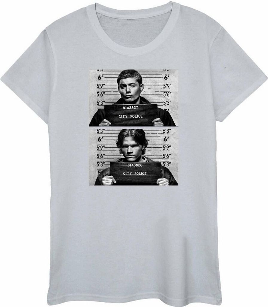 Supernatural - "Winchester" T-Shirt für Damen BI1481 (S) (Grau)