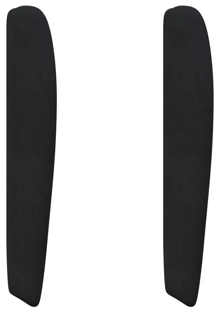 Tête de lit 80 cm Ohr noire en velours pour lit simple ou d'enfant