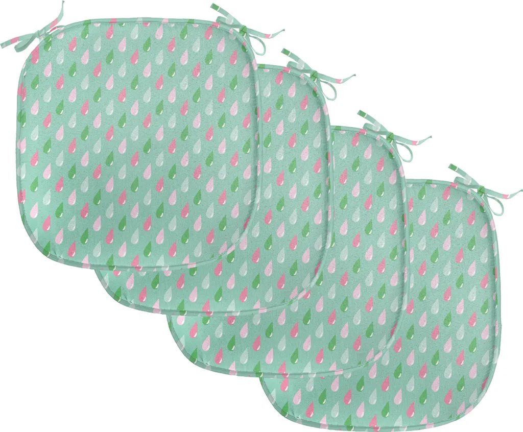 Coussin de Chaise Imperméable Décoratif pour Cuisine et Salon Lot de 4