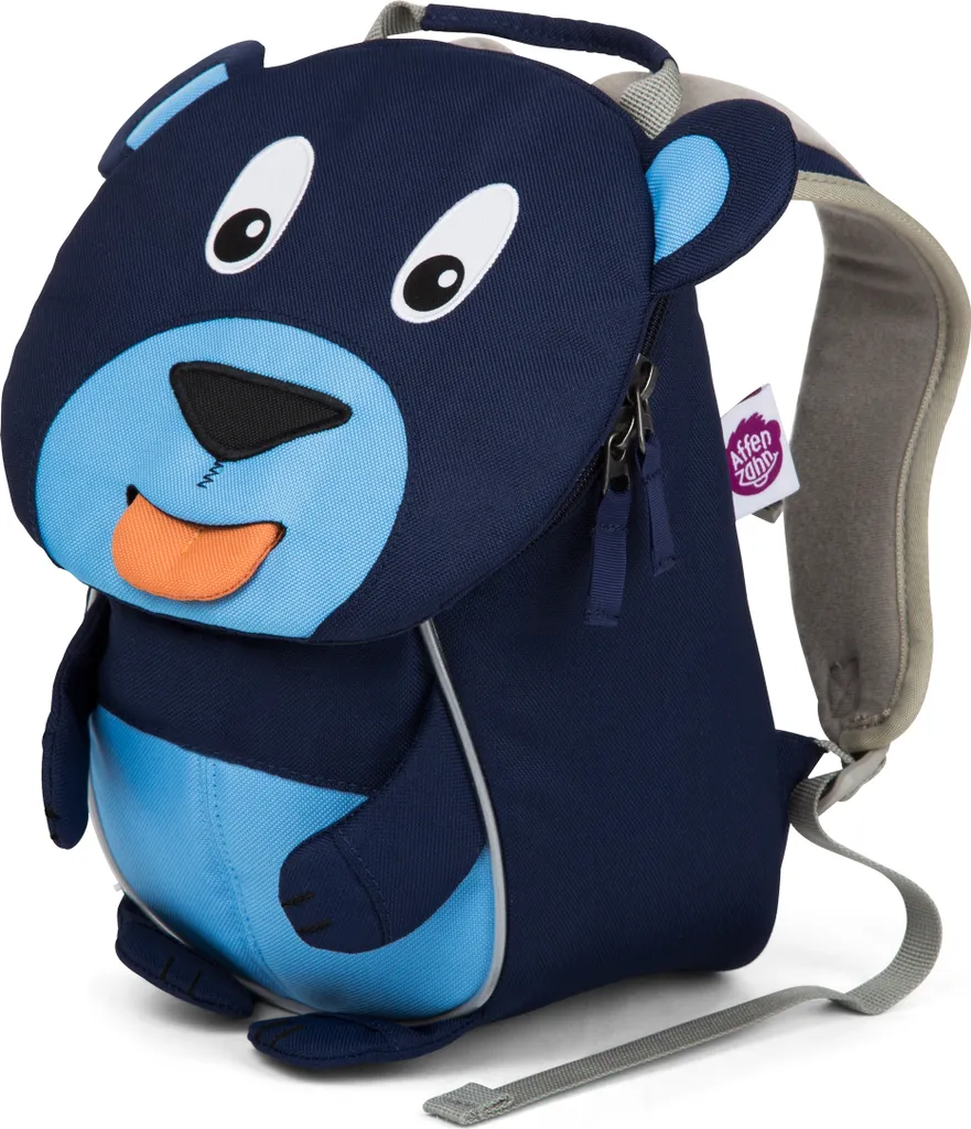 Zainetto Per Bambini Asilo Con Guinzaglio - Forma Di Orso Animale - Blu, Leggero 0,6lb, Tracolla Antimanomissione - 5