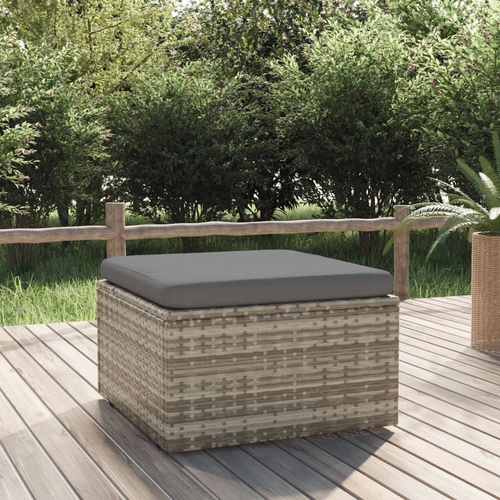 VidaXL Gartenhocker Aus Kiefern-Massivholz – Modular, Latten-Design, Weiß, 70x70x30 Cm, Max. 110 Kg, Für Terrasse & Balkon