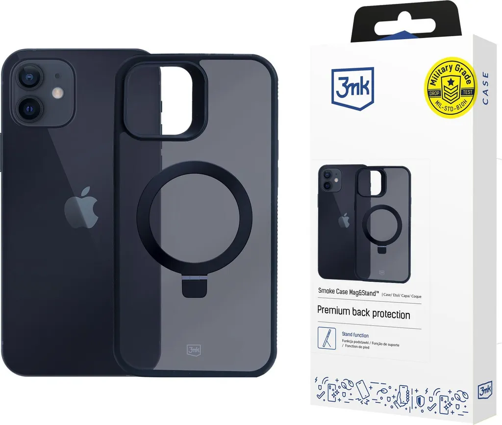 Recensione Cover 3Mk Smoke Mag&Stand per iPhone 12/12 Pro Magsafe