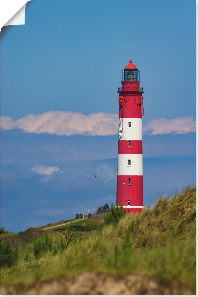 ARTland Poster Leuchtturm von Amrum Größe: 40x60 cm