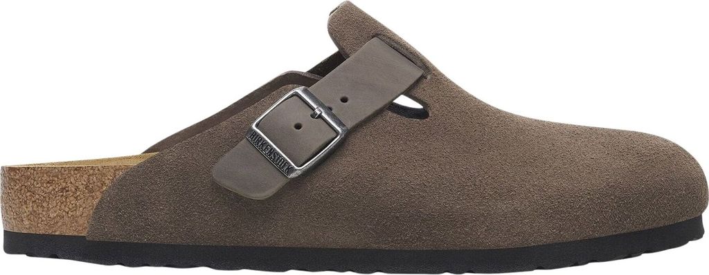 Birkenstock Boston Concrete Gray Normaal Voetbed - Slipper - 1029210