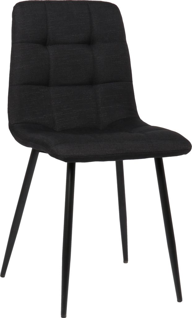 Esszimmerstuhl HLO-CP26 Stoff schwarz