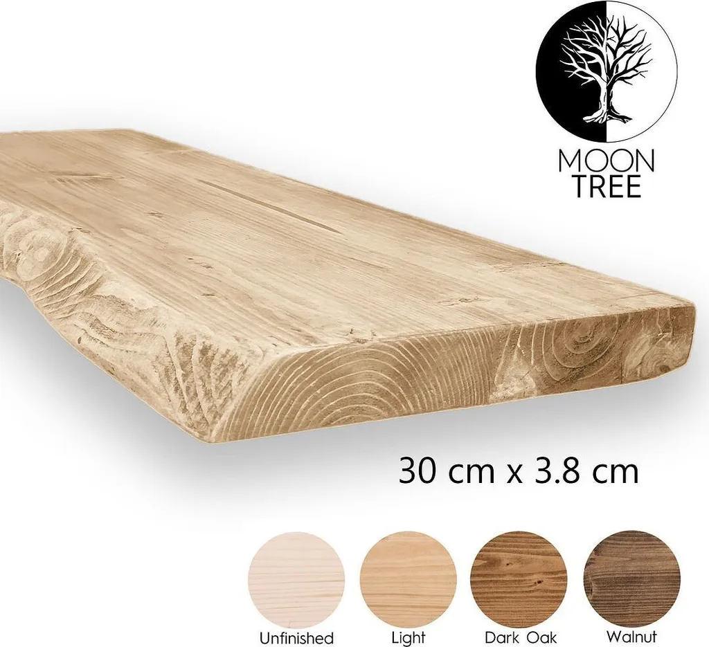 Scaffale MoonTree Elvar 90cm Legno Riciclato | Eco-Design Rustico