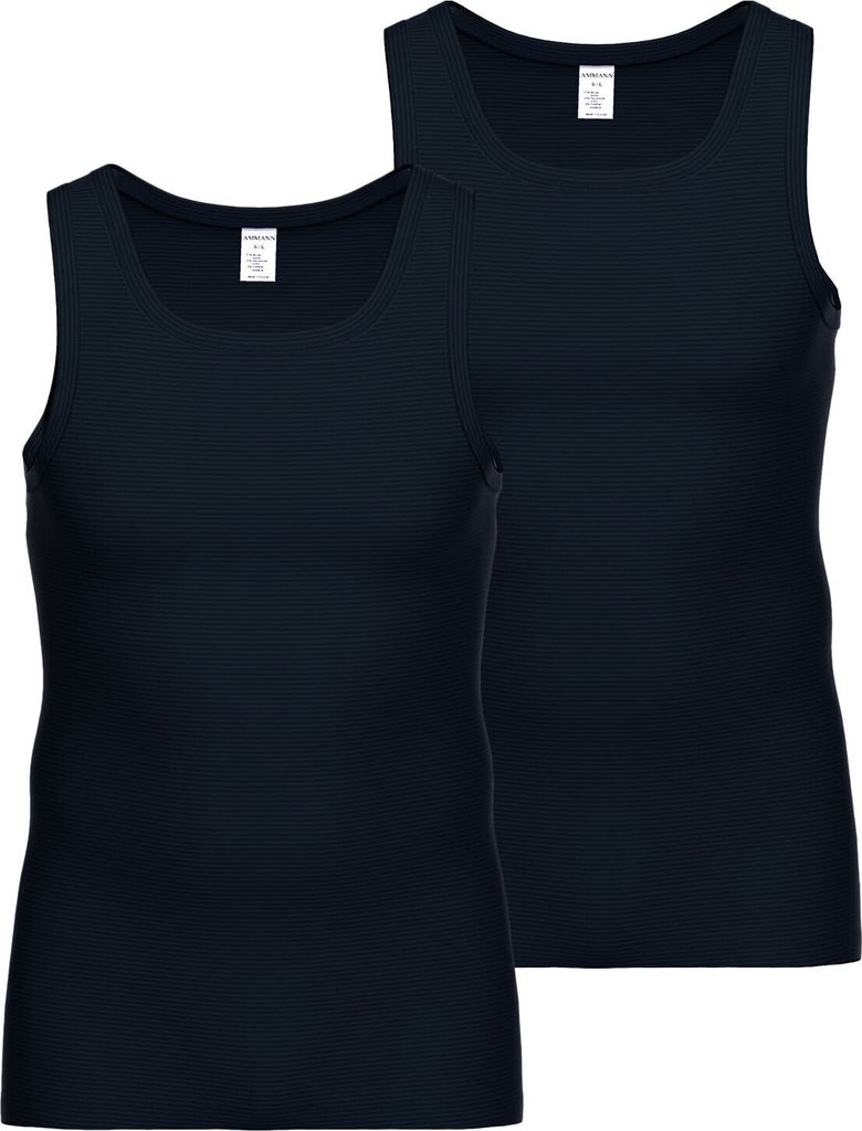 2er Pack AMMANN Herren Unterhemd Athletic Shirt