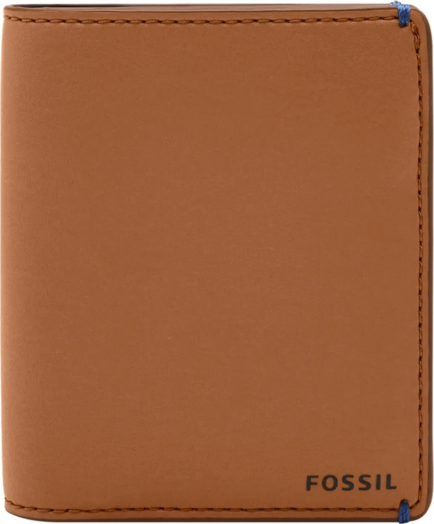 Porte-monnaie Fossil Joshua Vegan Cactus Bifold Tan en cuir de cactus