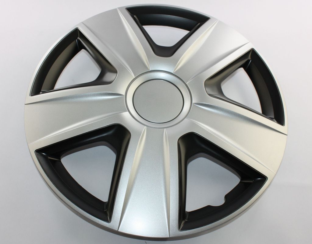 SET Radkappen Radzierblenden 4er Satz 15 Esprit silver-black