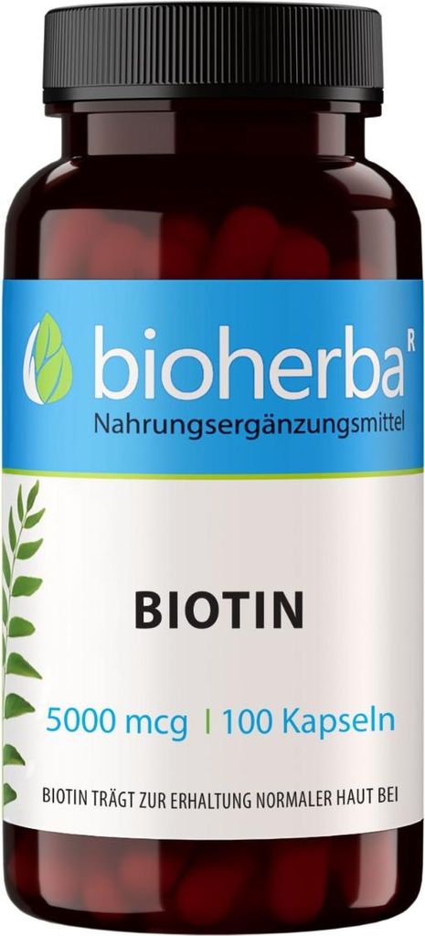 Bioherba Biotin 5000 mcg 100 Kapseln