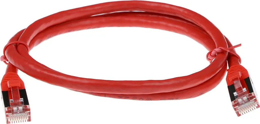 Cavo Patch ACT Red 25m SFTP CAT6A Snagless RJ45 | Rete 10Gbps Professionale - 2