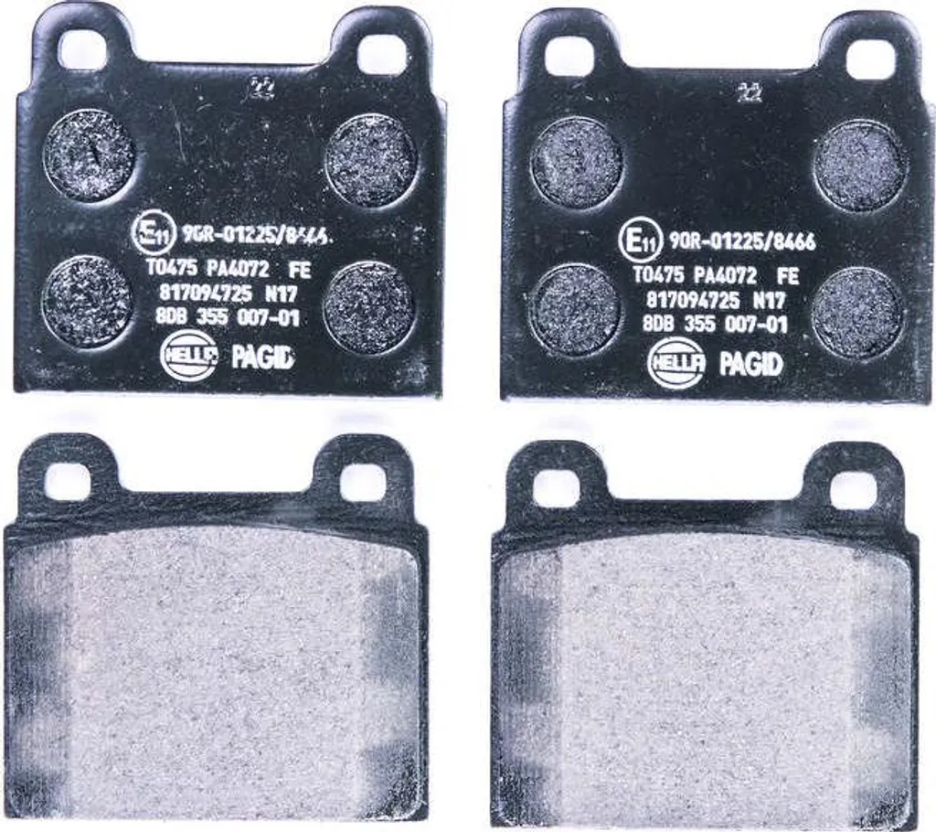 Plaquettes de frein HELLA avec technologie silencieuse pour BMW et Opel