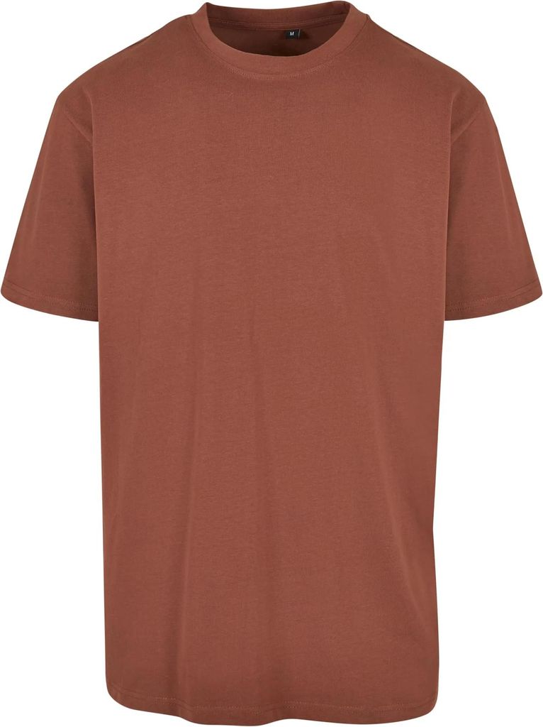 Build Your Brand BY102 | Herren Heavy Oversize Tee - Farbe: Bark - Größe: 4XL