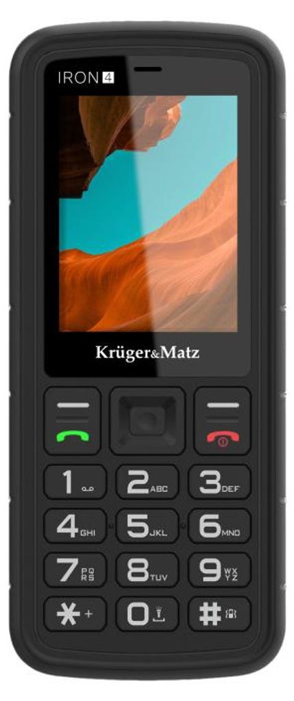 Pancerny Telefon IRON 4 dual sim 4G IP68 IP69K Kruger&Matz Produktbild 