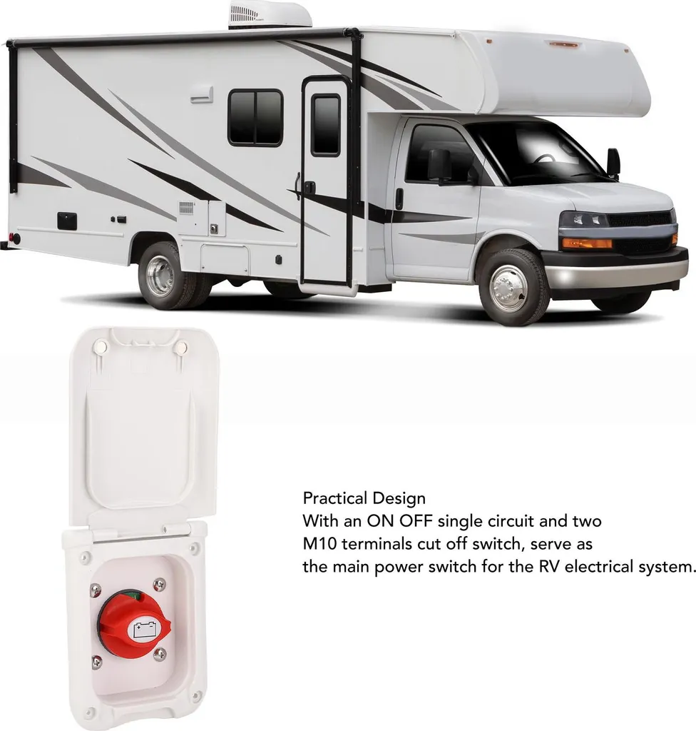 Kit électrique camping-car 200A : Bornes M10 et sectionneur de sécurité