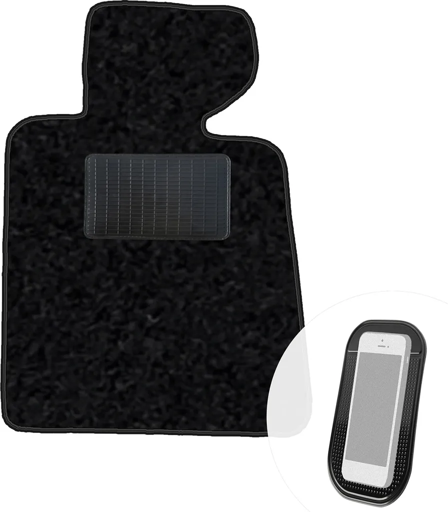 Ricambio Tappetino Conducente BMW E30 1982-1994 Velours Nero moto-MOLTICO