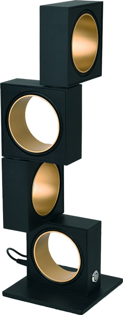 Designer LED Tischleuchte KARE 4-flammig mit Dimmer