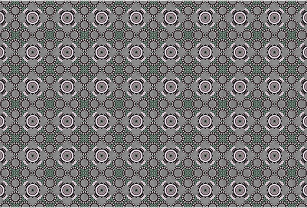 Tadessi Fototapete | Abstrakt | 4.00 m x 2.70 m | Grün | Schwarz | Wandbild | Digitaldruck