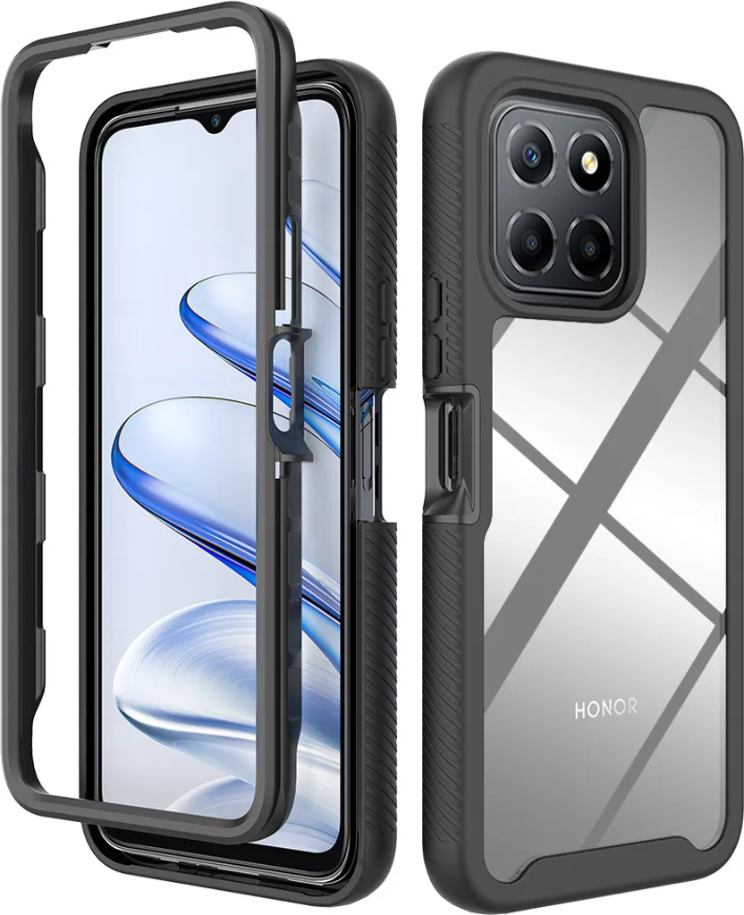 COVER CUSTODIA PER HONOR X8 5G TRASPARENTE TPU SLIM MORBIDA