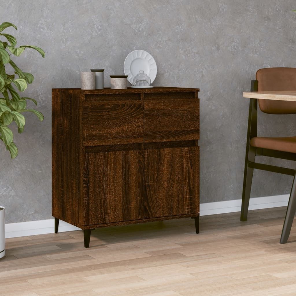 vidaXL Sideboard Braun Eichen-Optik 60x35x70 cm Holzwerkstoff