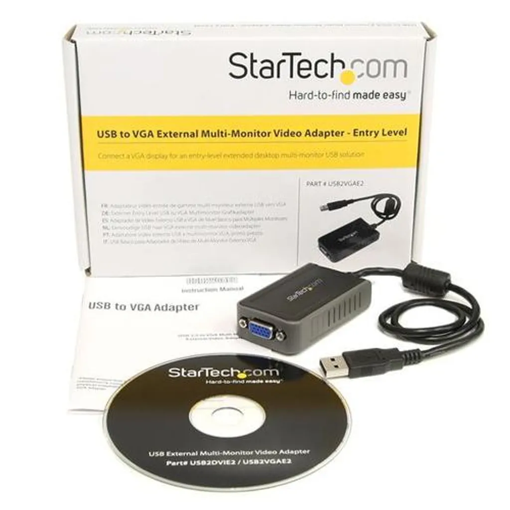 Adaptateur Vidéo Externe USB vers VGA StarTech.com Multi-Écran - USB2VGAE3 - 5