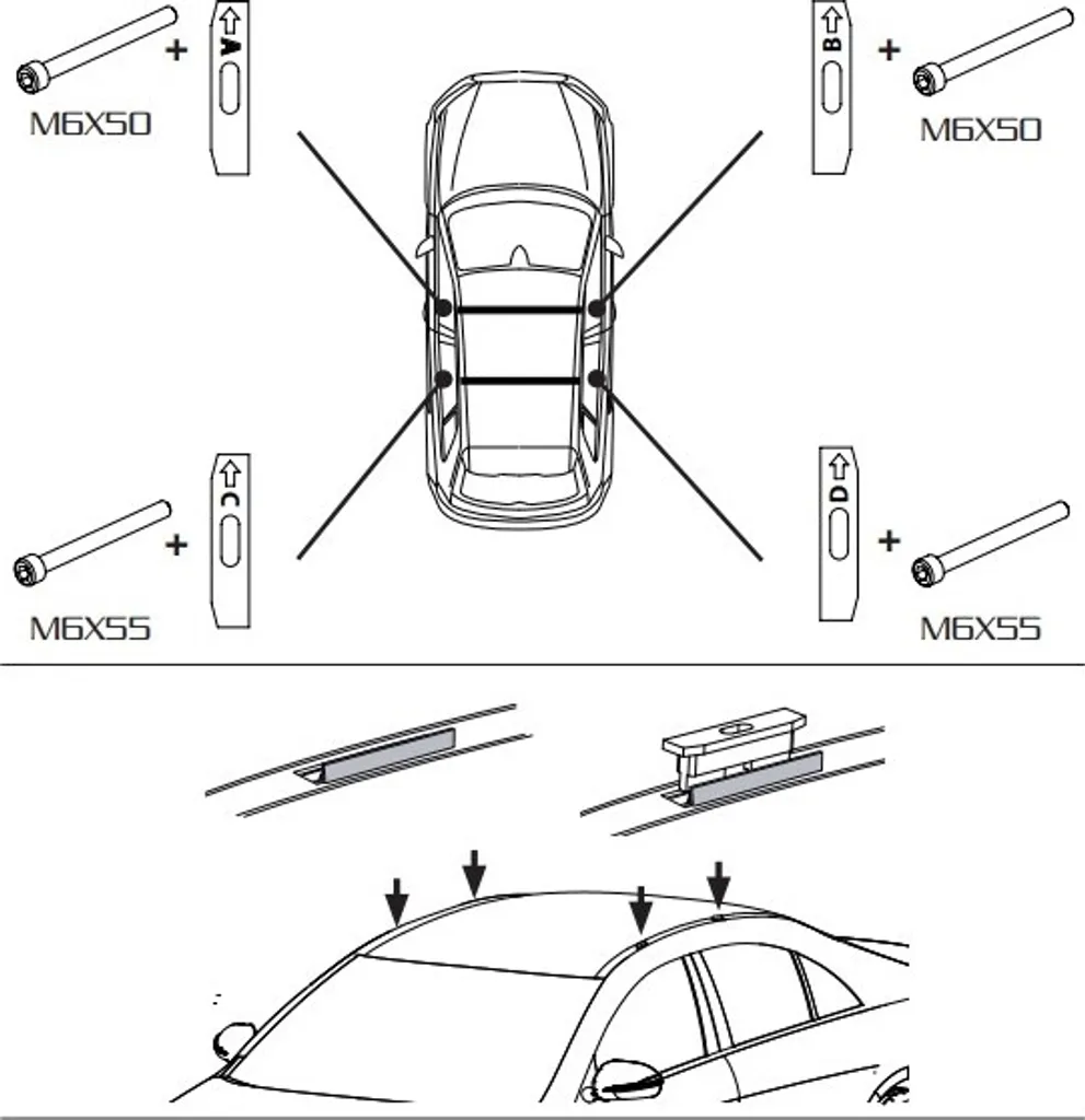 Portapacchi VDP EVO Acciaio per BMW Serie 3 Touring E46 2003-2005 - 5