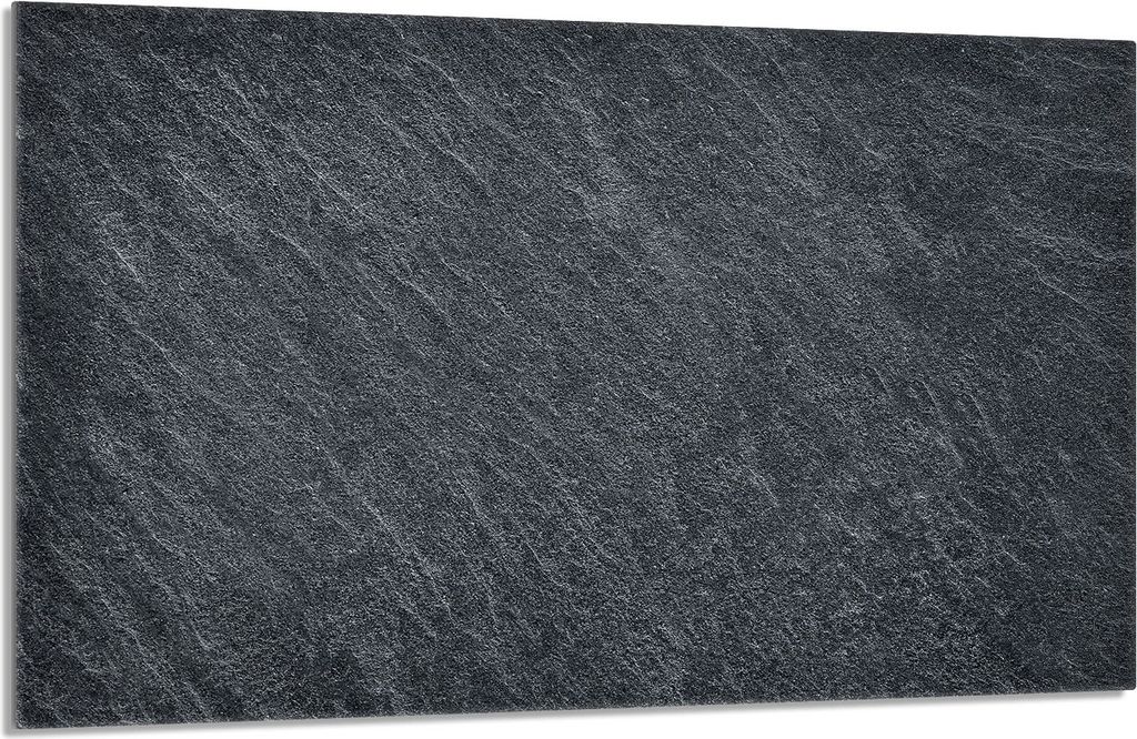 TMK Piastra Copri Piano Cottura In Vetro Temperato 52x30 Cm - Protezione Universale Per Fornelli, Tagliere E Sottopentola, Design Bambù, 4mm Di Spessore
