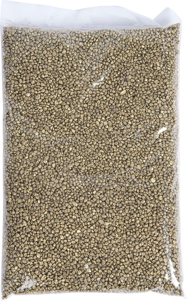 GRANULAT metallic 2-3mm. 1kg. GELBGOLD Produktbild 