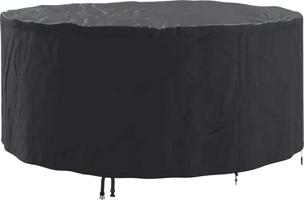 Copertura per mobili da giardino nera 200 x 200 x 85 cm in tessuto 600D