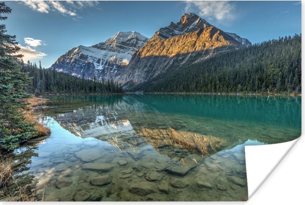 MuchoWow Poster Landschaft des Jasper Nationalparks in Nordamerika 30x20 cm - Plakate - Print