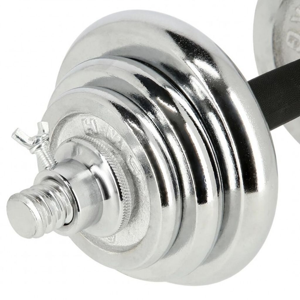HMS STC21 2x10kg činky v chrómovom puzdre Obrázok produktu 8