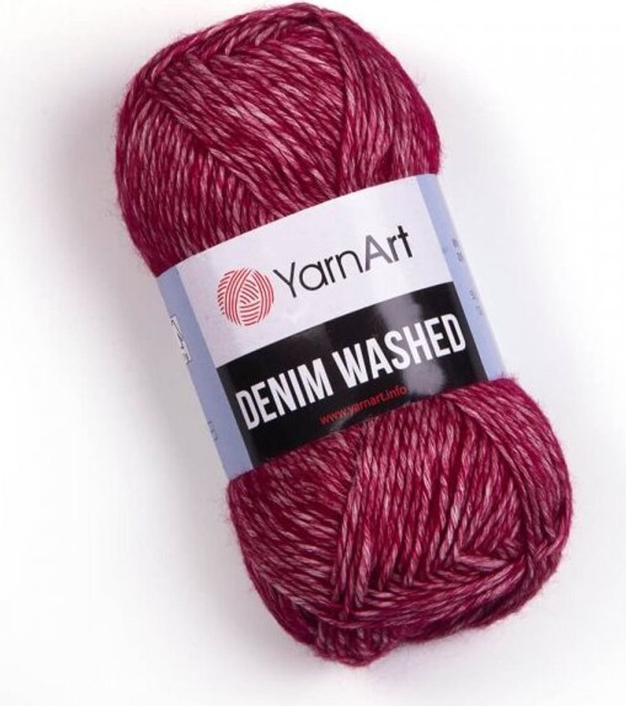 Yarn Art Denim Washed 918 Dark Pink Strickgarn Produktbild 