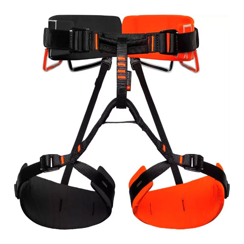 Mammut 4 Slide Harness in leuchtendem Orange-Schwarz XS-M