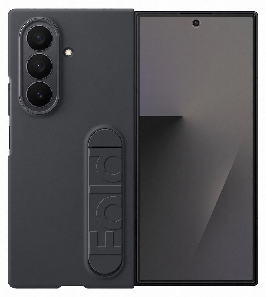 Samsung siliconen hoesje voor de Galaxy Z Fold7, zwart Productafbeelding 
