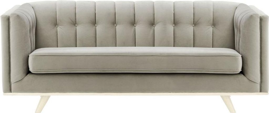 Dreisitzer-Sofa Vicenza-Velluto 15-white
