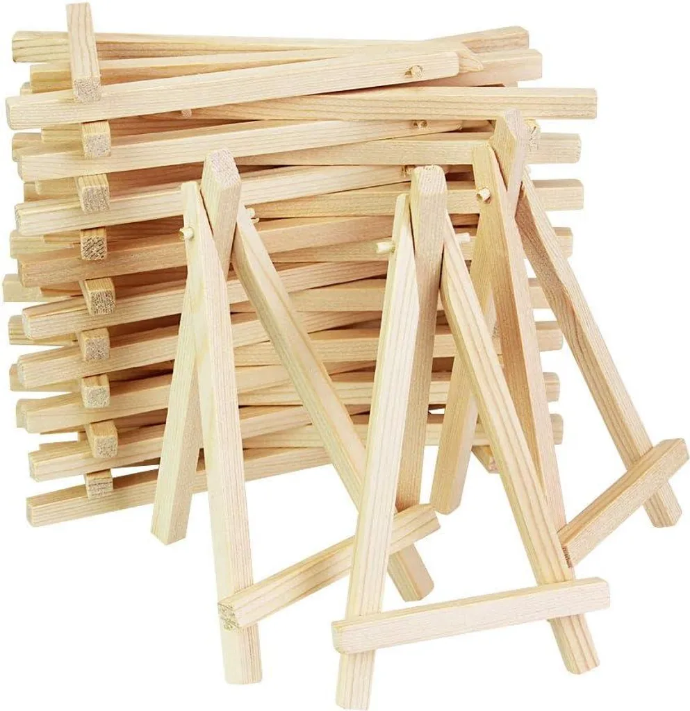 Petit support de table en bois pour décoration et loisirs créatifs x20