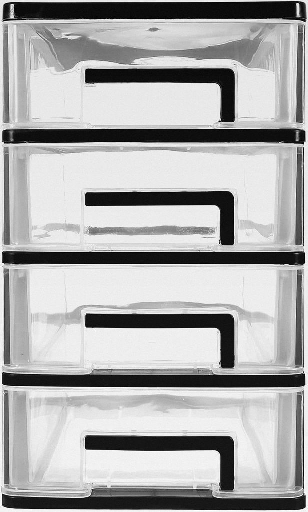 Transparente Schubladen Aufbewahrungsbox Aus Kunststoff Mit 4 Lagen Für Kosmetik Organizer Und Kleine Schubladenbox Desktop Mehrschicht Aufbewahrung