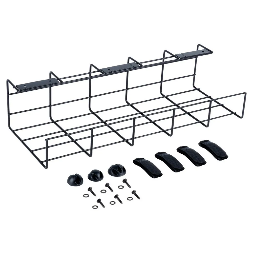 Cable Management Kit Metallo Nero per Setup Gaming e PC Office - 3