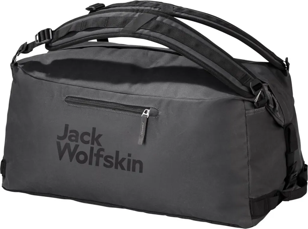 Sac Duffle Étanche Traveltopia 20108016350 avec Bretelles Sac à Dos Noir