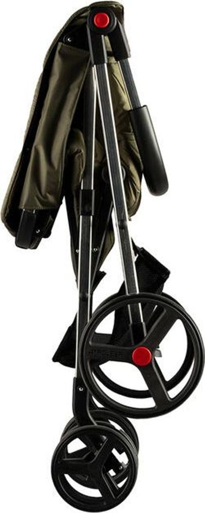 Clanmacy Einkaufstrolley Einkaufswagen klappbar Leicht mit 40L Große Kapazität Thermo Tasche, 40L, klappbar & rollbar, bis 40 kg, Hackenporsche