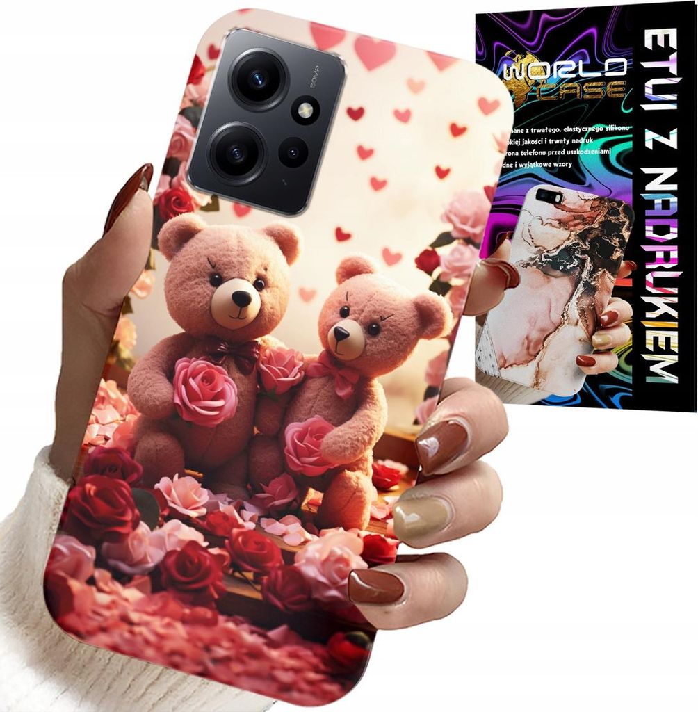Gehäuse Für Xiaomi Note 12 4G - Teddybären, Liebe Dich, Herzen Viele Gehäusedesigns